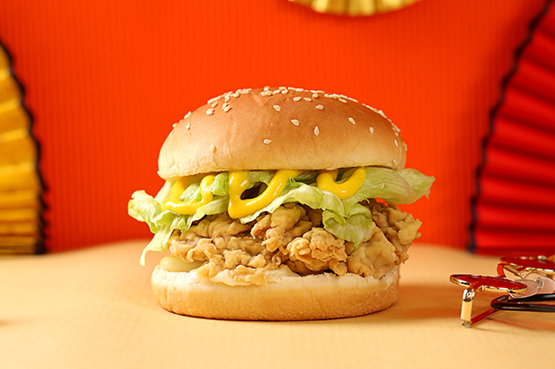 凡仔招牌辣漢堡